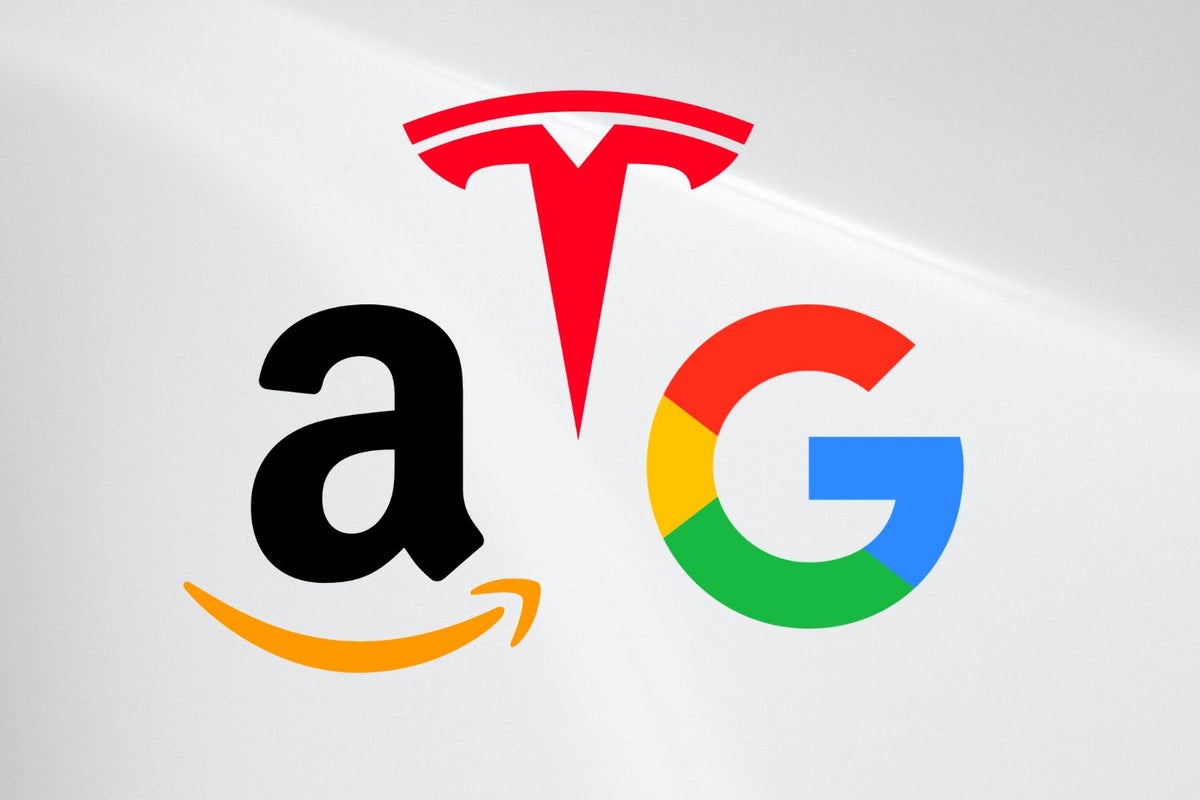 As Tesla Prepares To Split Shares, Here's A Look At How $1,000 Invested Each In Amazon, Alphabet Ahead Of Their 2022 Stock Splits Would Be Worth Today