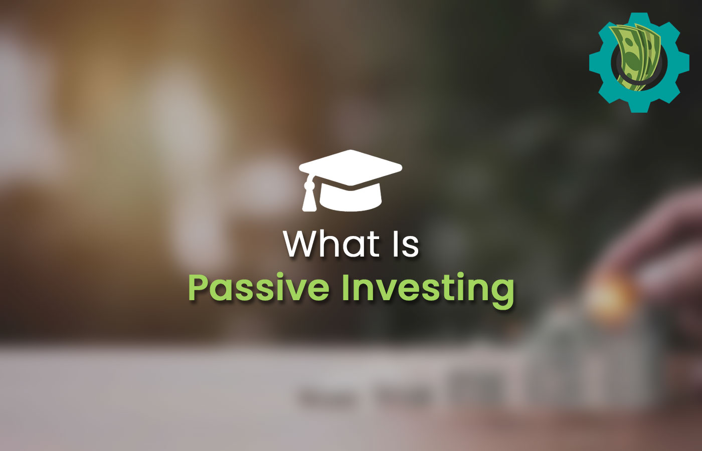 Investor using a passive investing strategy to grow wealth