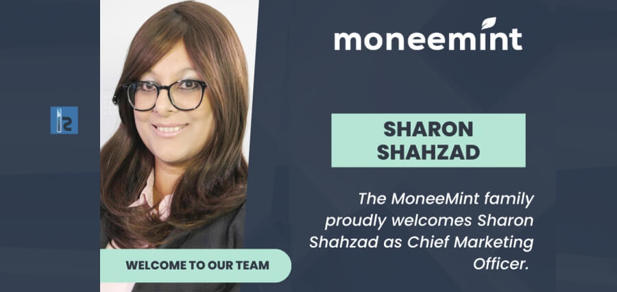 The MoneeMint family proudly welcomes Sharon Shahzad as Chief Marketing Officer