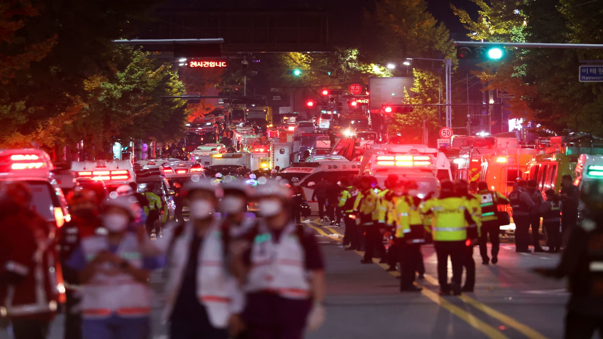 59 dead after Halloween crowd surge in Seoul