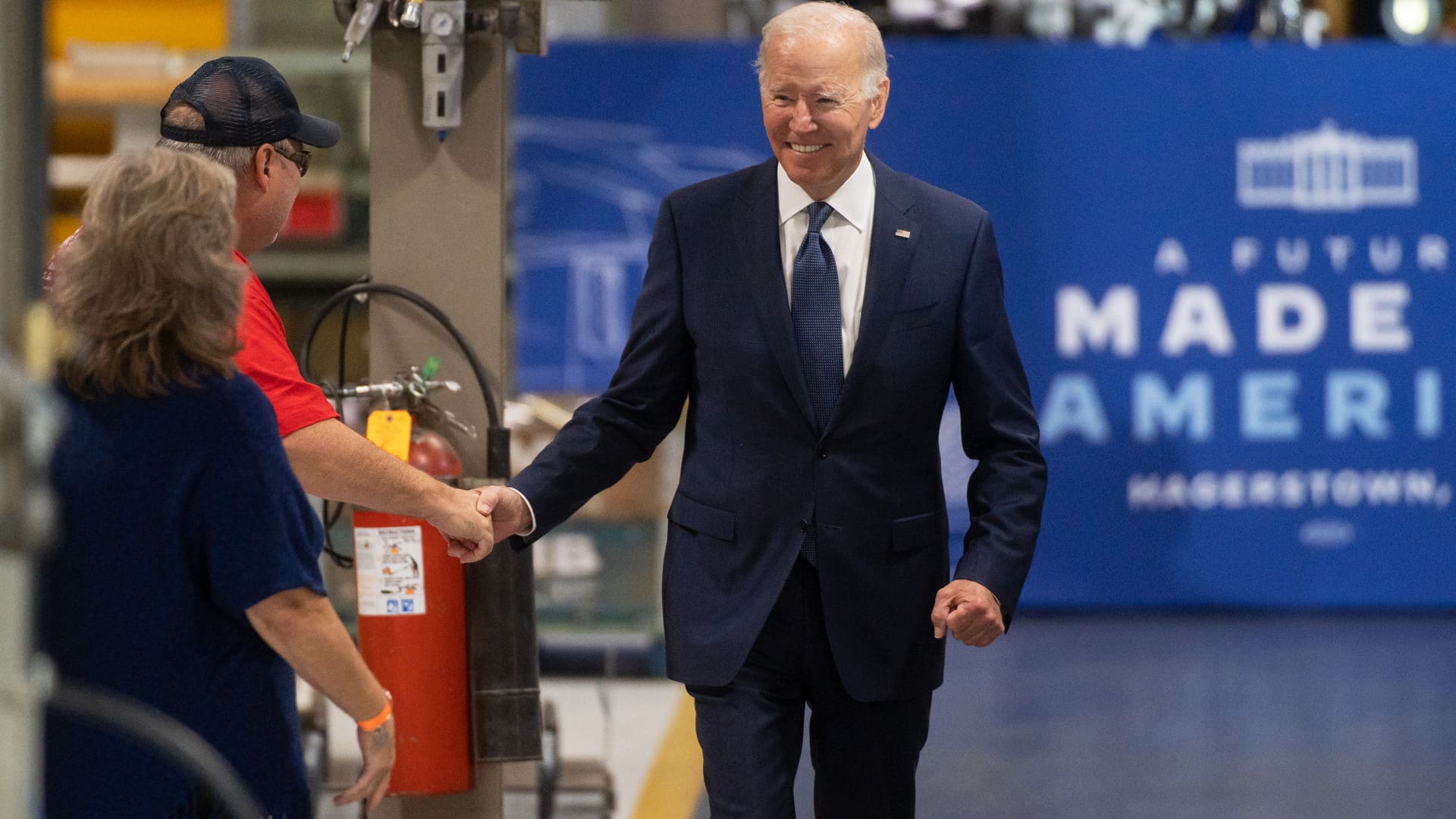 Biden says he doesn't think there will be an economic recession
