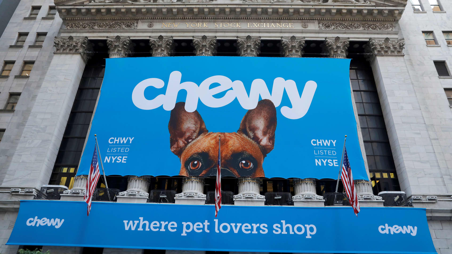 Chewy is at an 'attractive entry point' after its stock pullback this year, Oppenheimer says