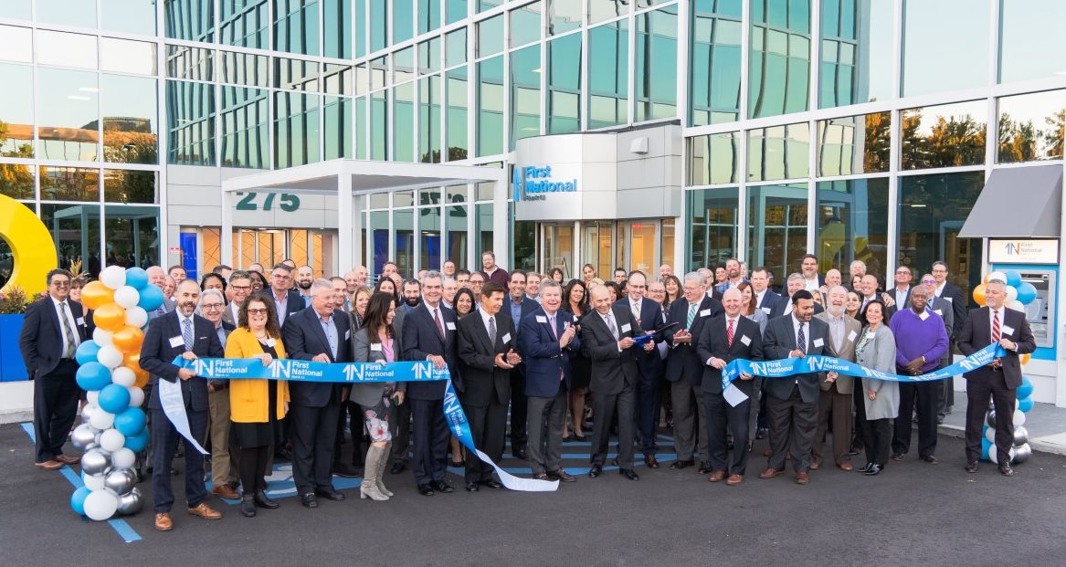 First National holds ribbon-cutting at new Melville HQ