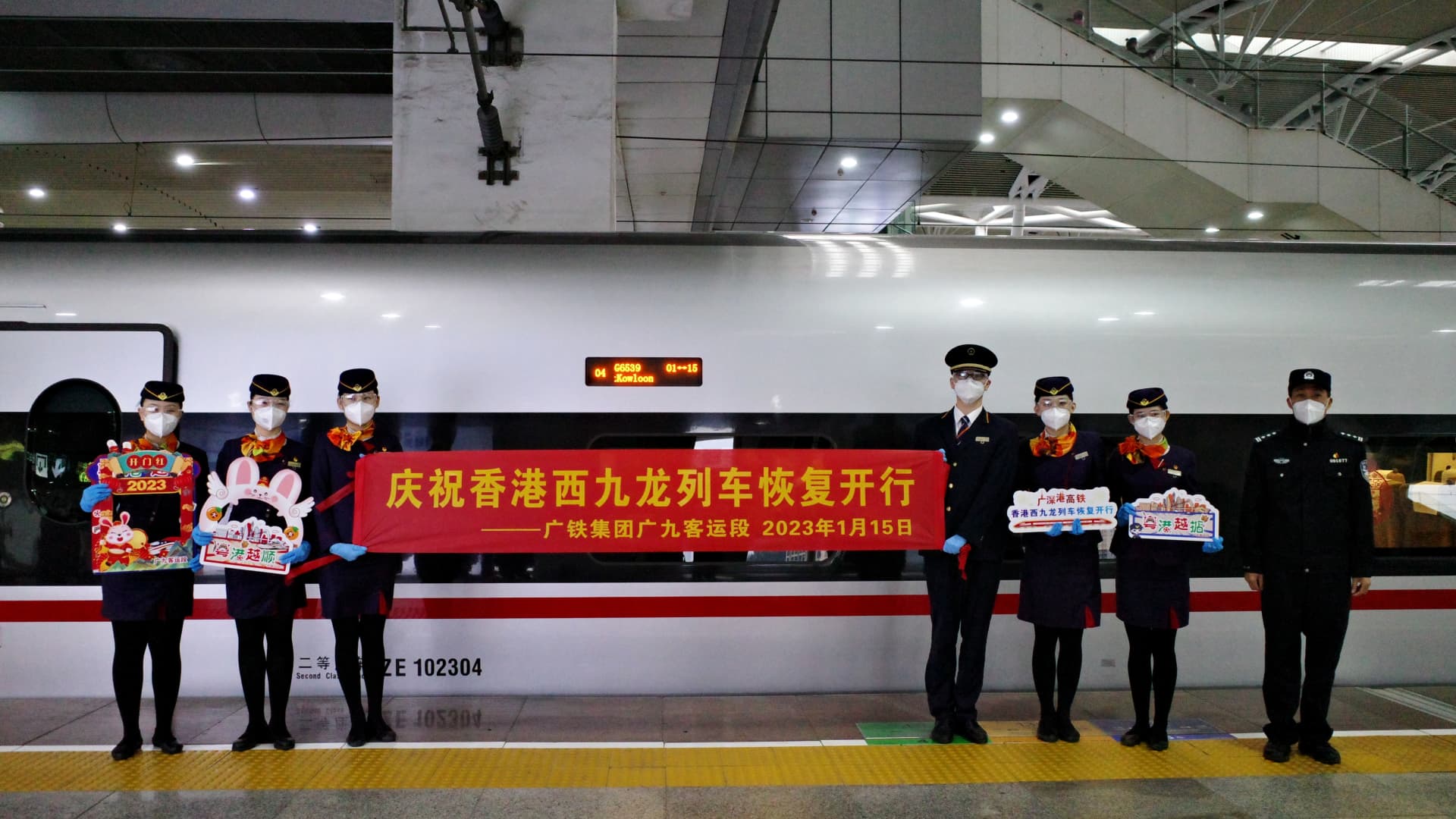 China, Hong Kong resume high-speed rail link after 3 years of Covid curbs